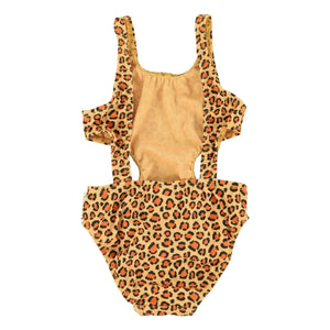 Piupiuchick - Fitilli Leopar Trikini Geri Dönüştürülmüş Lifler | Hardal