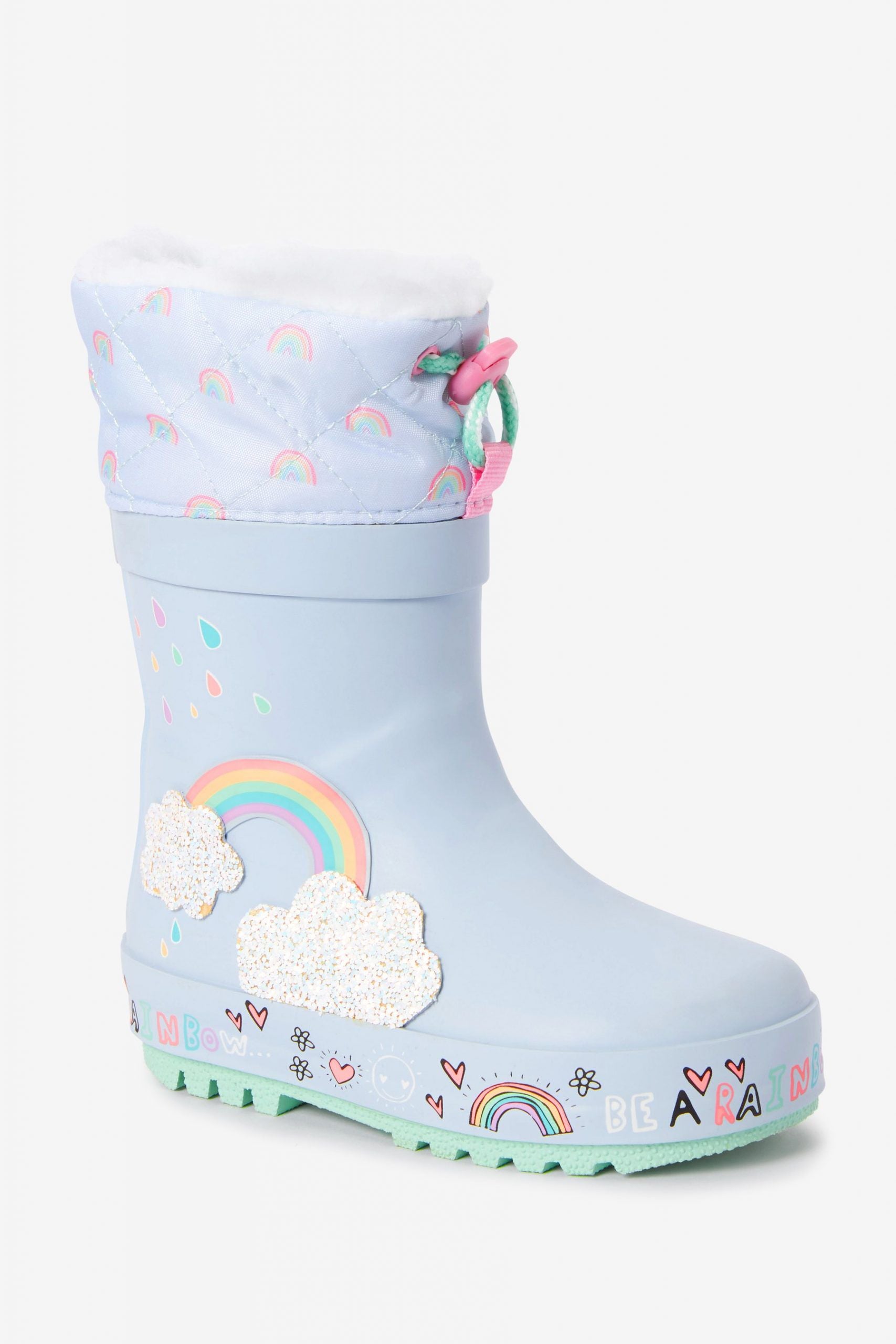 Dinossi - Kız Çocuk Love Kışlık Yumuşak Tabanlı ve Hafif Çizme Teşhir Ürünü-Dinossi