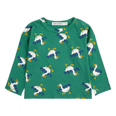 Bobo Choses - T-Shirt Enten aus Bio-Baumwolle | Grün