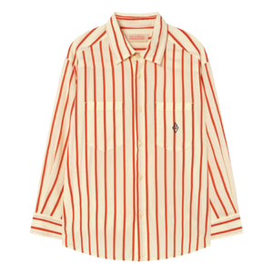 The Animals Observatory - Wolf Striped Shirt | Cream