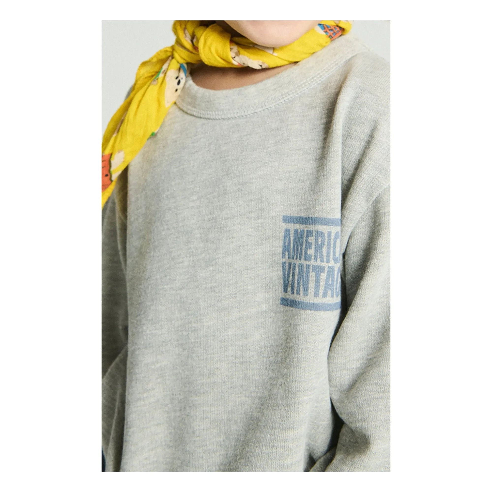 American Vintage - Zofbay sweatshirt | Kırçıllı gri