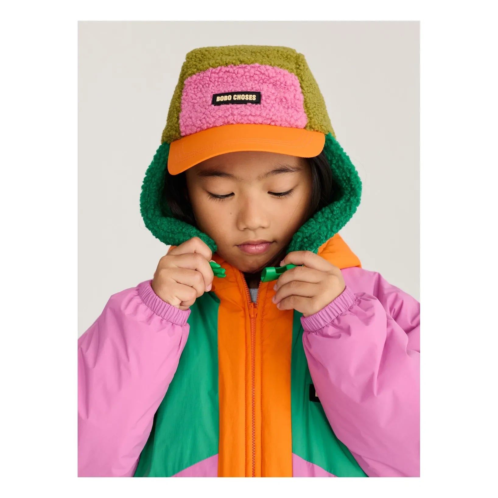 Bobo Choses - Geri Dönüştürülmüş Elyaf Chapka Şapka | Pembe