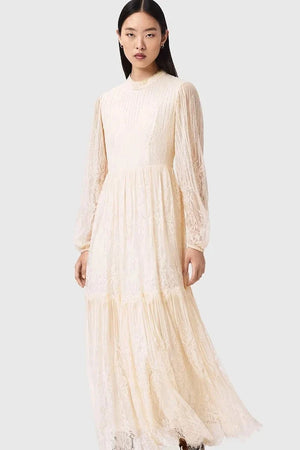 AllSaints LILLIAN Eteği Geniş Elbise