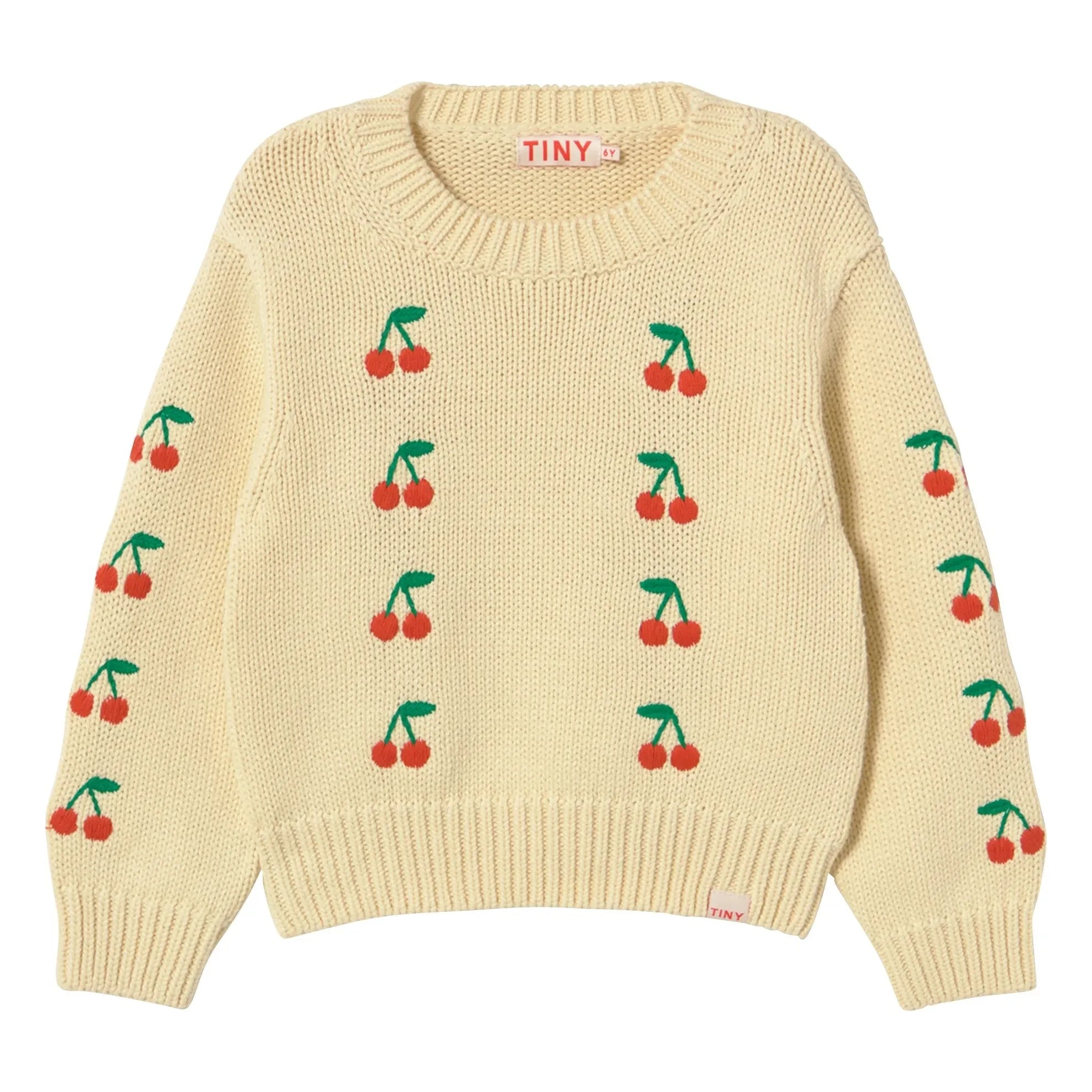 Tinycottons - Cherry Sweater | Light Yellow