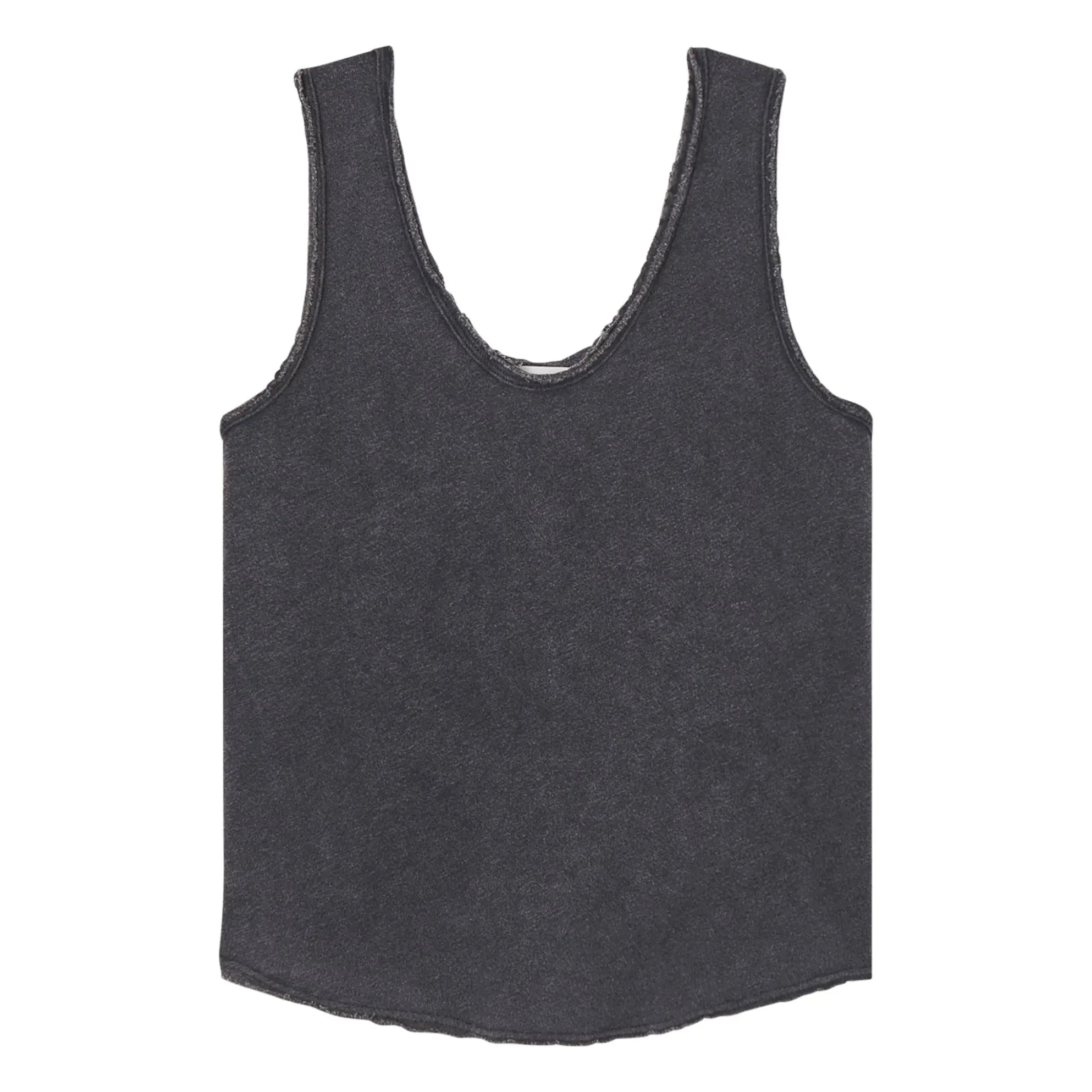 American Vintage - Sonoma U-neck tank top | Black