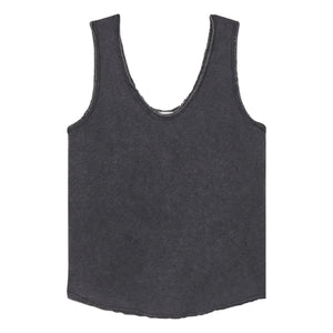 American Vintage - Sonoma U-neck tank top | Black