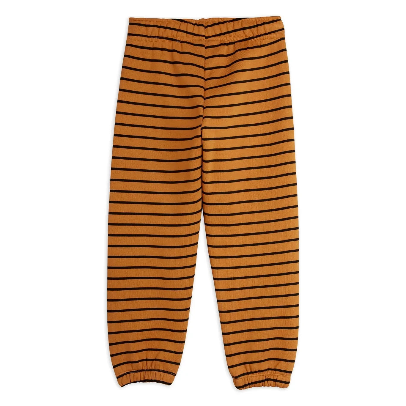 Mini Rodini - Striped Organic Cotton Jogger | Brown