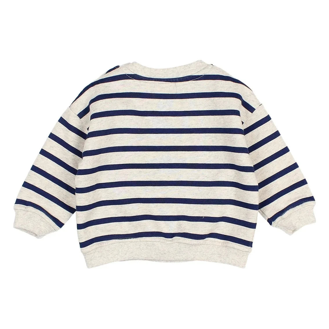 Búho - Denizci çizgili organik pamuklu sweatshirt | Lacivert
