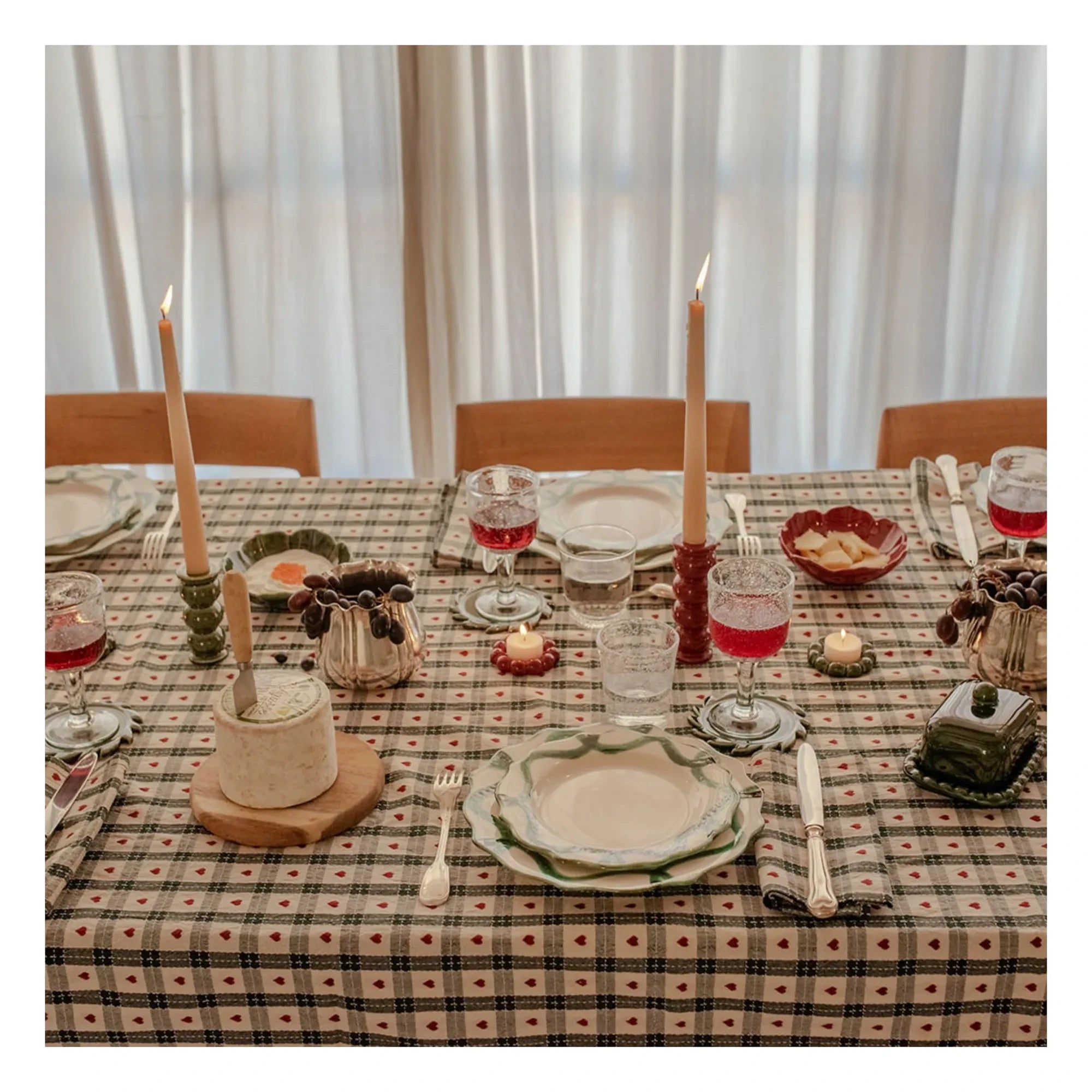 Denise - Olaf Candle Holder | Dark Green