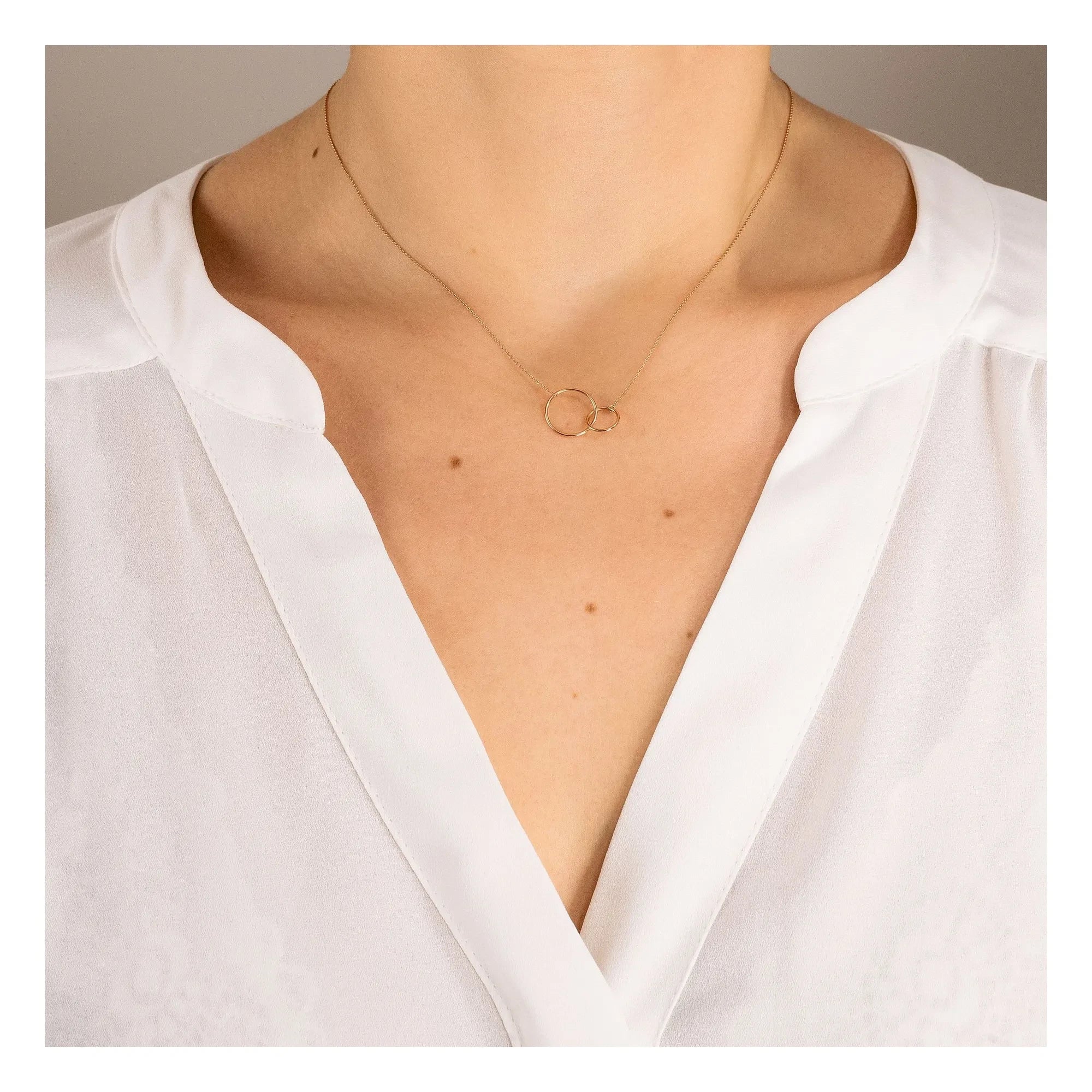 Ginette NY - Tiny Fusion Necklace | Rose Gold