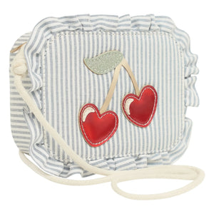 Mimi & Lula - Striped Cherry Bag | Blue