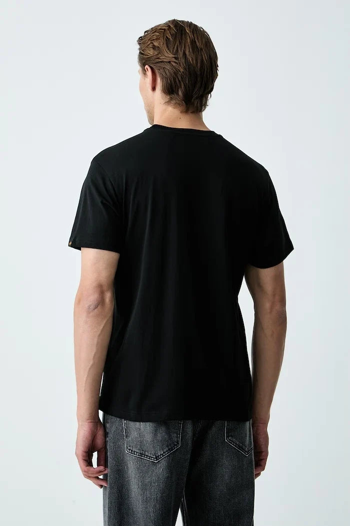 Alpha Industries Erkek Pamuk Tişört Washed Out