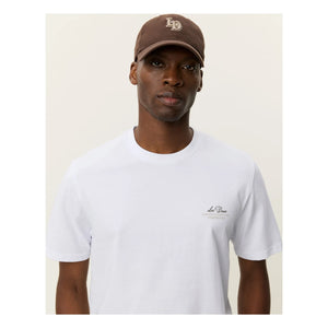 Les Deux - Ben Globe organik pamuklu T-shirt | Beyaz