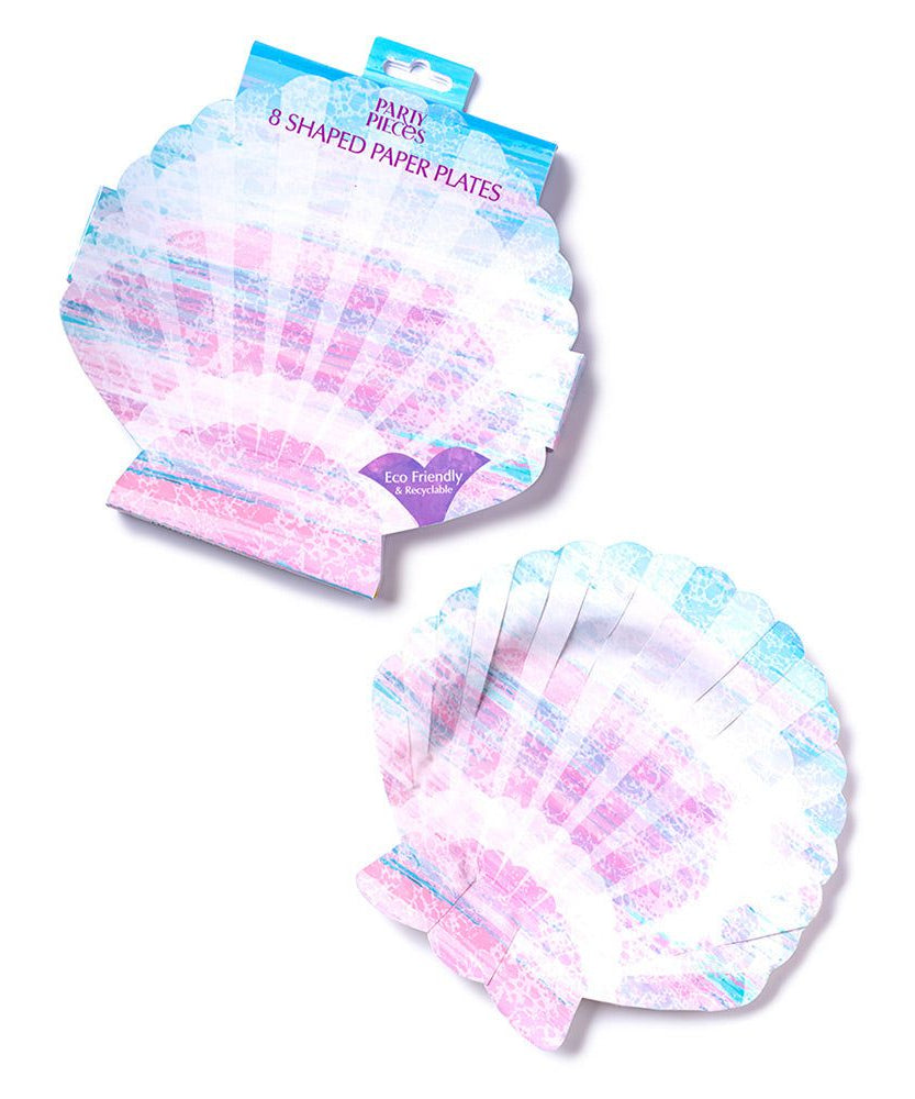 Party Pieces - Deniz Kızı 8'li Parti Karton Tabağı-Dinossi