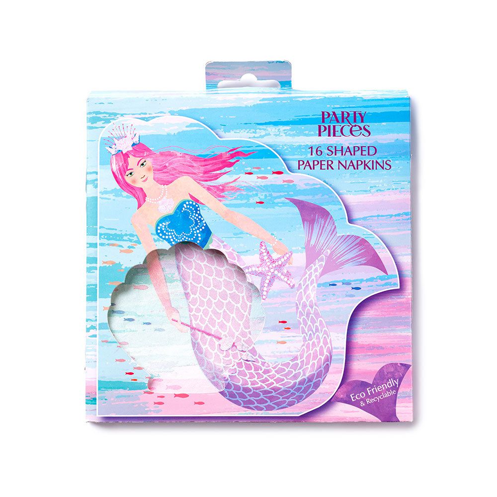 Party Pieces - Deniz Kızı 16lı Parti Peçeteleri-Dinossi