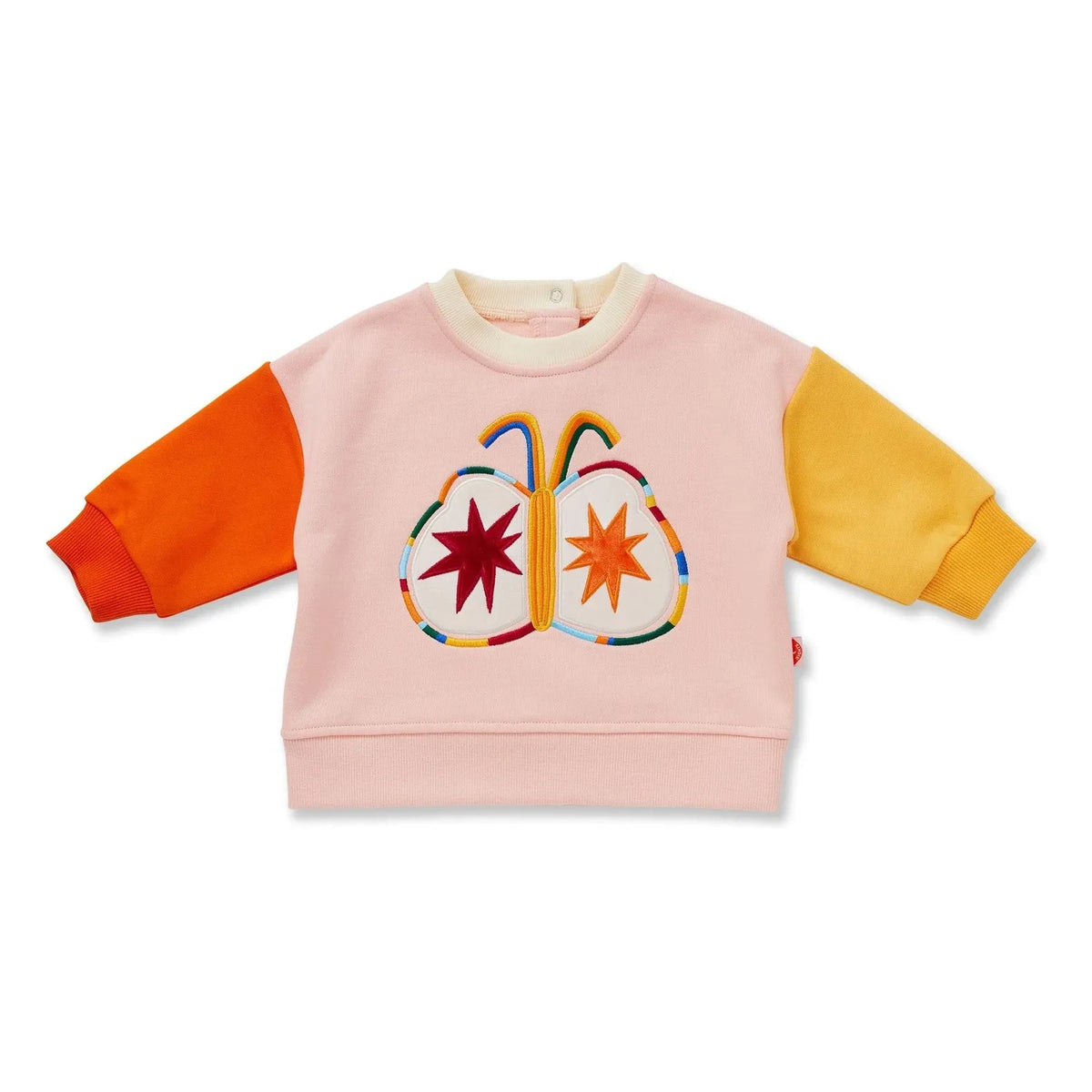 Halcyon Nights - Schmetterlings-Sweatshirt | Blassrosa