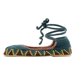 Kashura - High Seaweed Mavi Babetler | Peacock blue