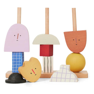 Ferm Living Kids – Aufeinander gestapelte Charaktere