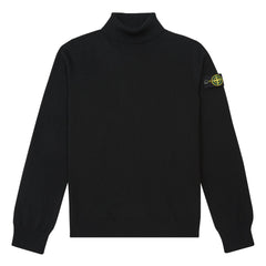 Stone Island - Balıkçı Yaka Kazak | Siyah
