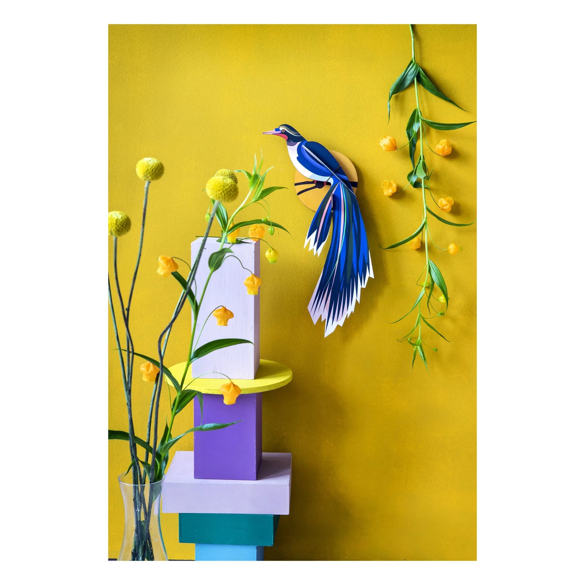 Studio Roof - Flores Kuş Duvar Süsü