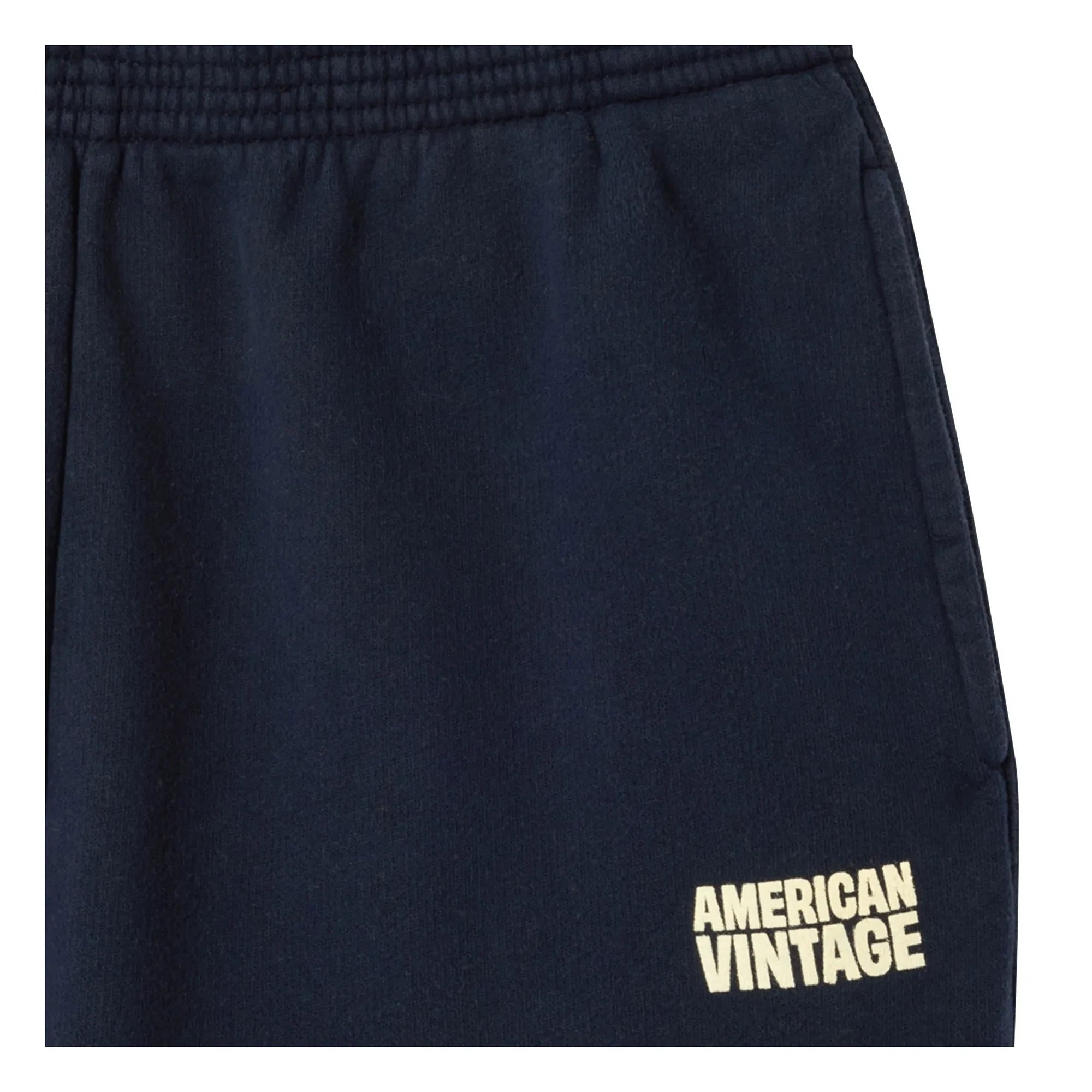American Vintage - Plizzy Baumwoll-Jogger | Marine