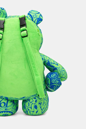 Sprayground - Green Small Printed Backpack 910B7389NSZ