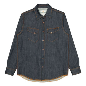 Nudie Jeans - Gunnar Dry Streaky gömlek | Koyu Mavi