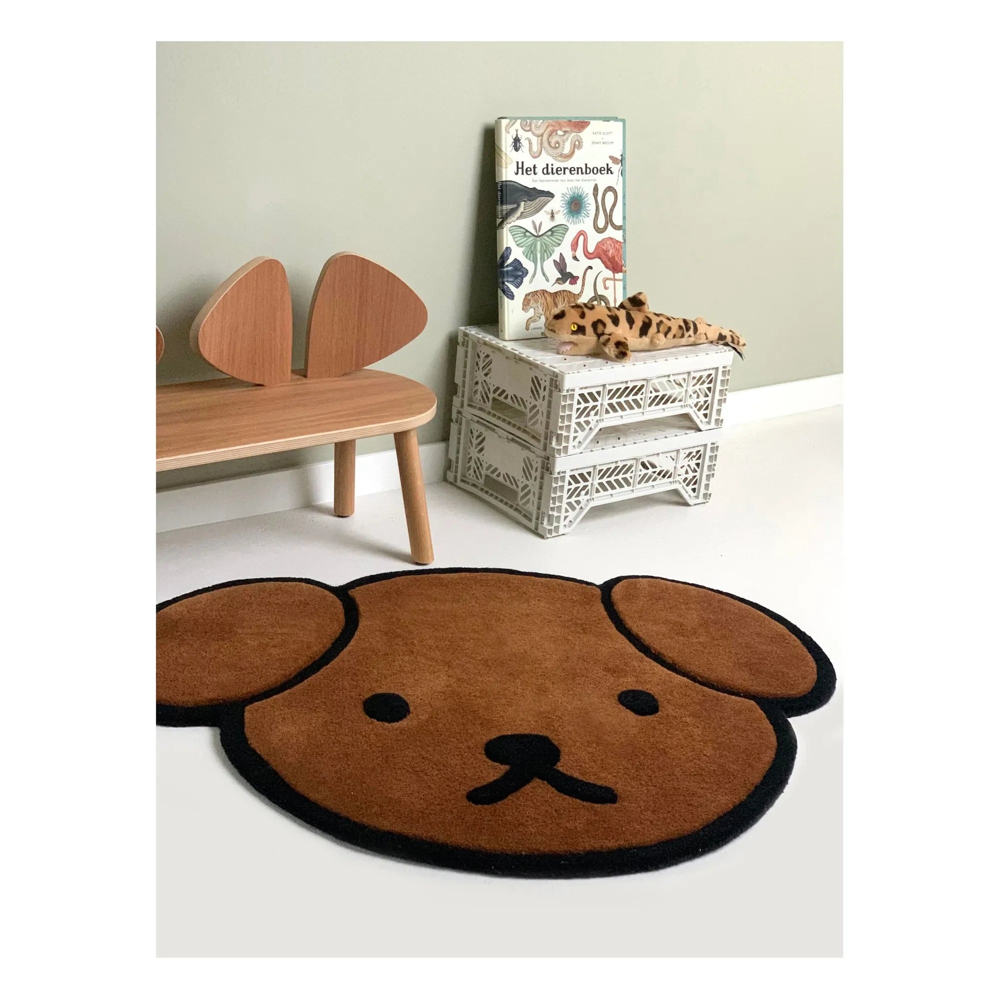 Maison Deux - Snuffie Miffy ayı halı | Kahverengi