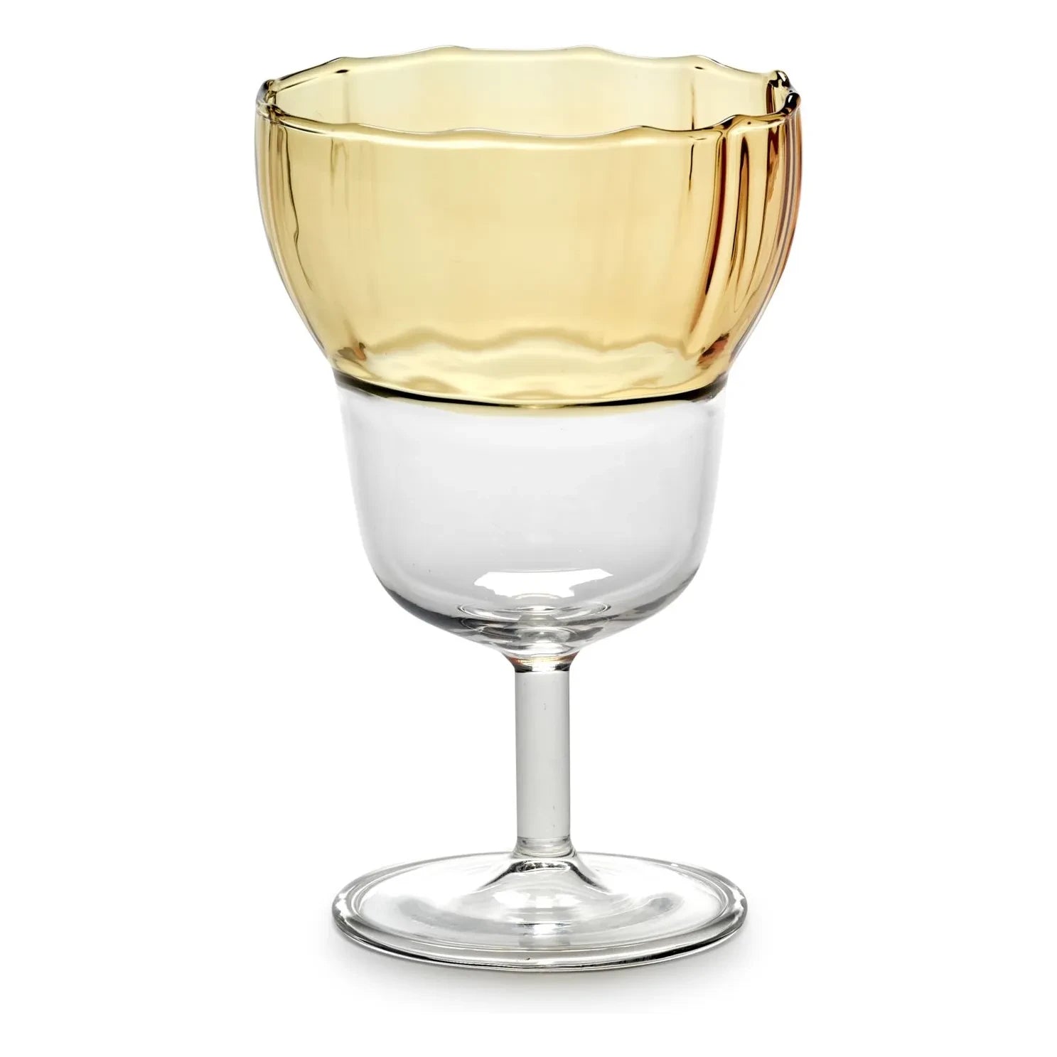 Serax - Yam şarap bardakları, Waww La Table - 4'lü Set | Sarı