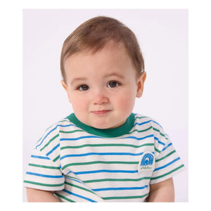Petit Bateau - Çizgili Tişört | Beyaz