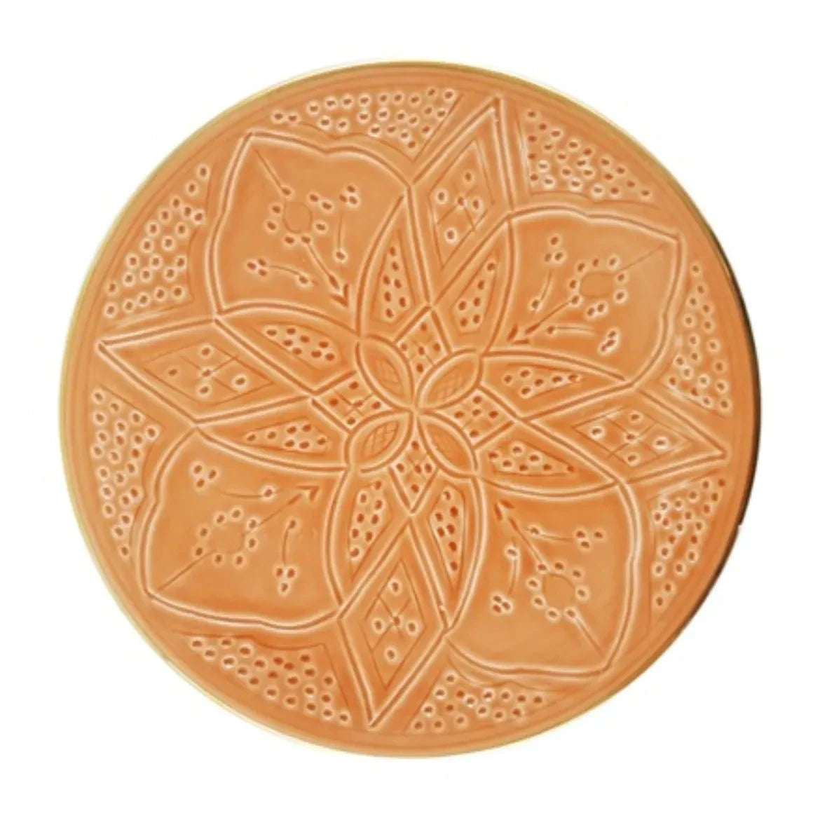 Chabi Chic - Baskılı Tabak | Terracotta