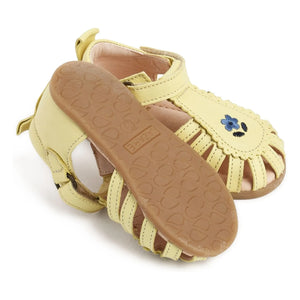 Lazare - Colette bestickte Sandalen | Hellgelb