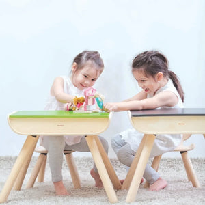 Plan Toys - Çocuk Masası - Kayrak Yazı Tahtası Üstü