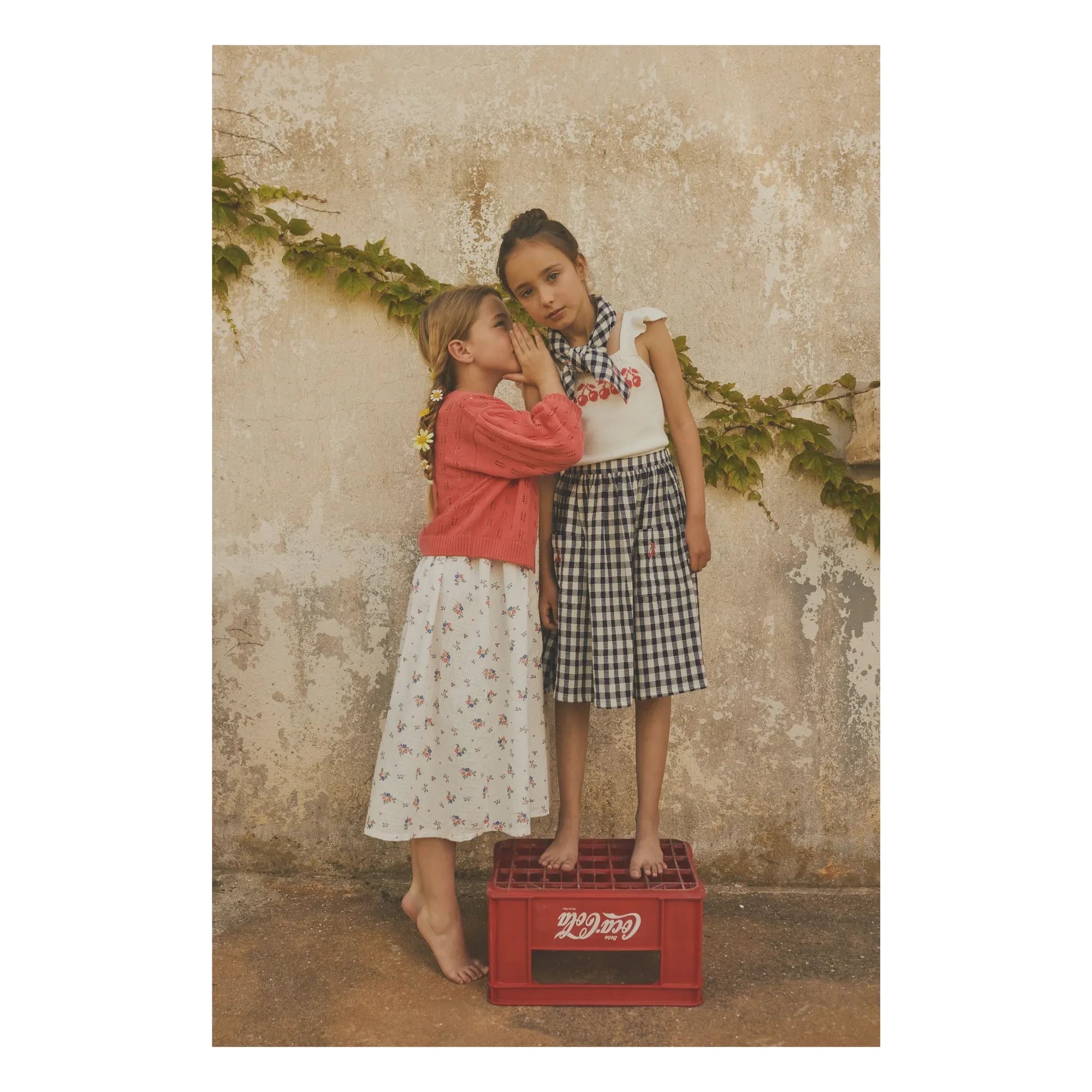 Tocoto Vintage - Çiçek Desenli Örme Hırka | Grenadine