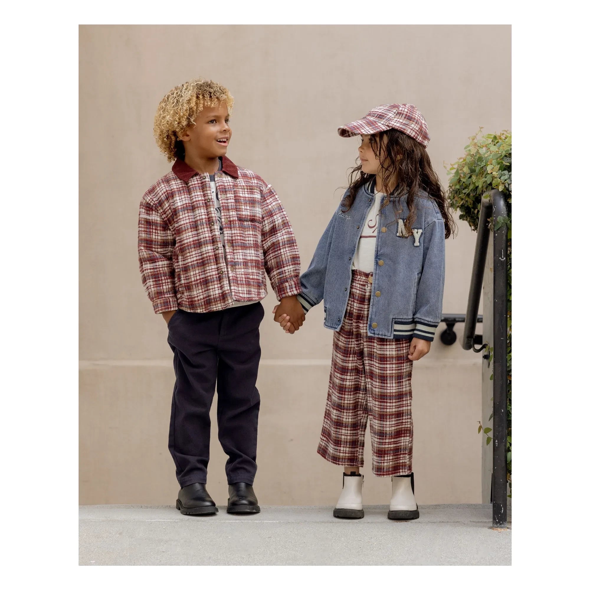 Rylee + Cru - Bomber Varsity Mini | Denim