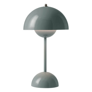 & Tradition - VP9 Flowerpot Taşınabilir Masa Lambası, Vernon Panton | Gri mavi