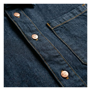 Finger in the nose - Harper Denim Gömlek | Koyu Mavi