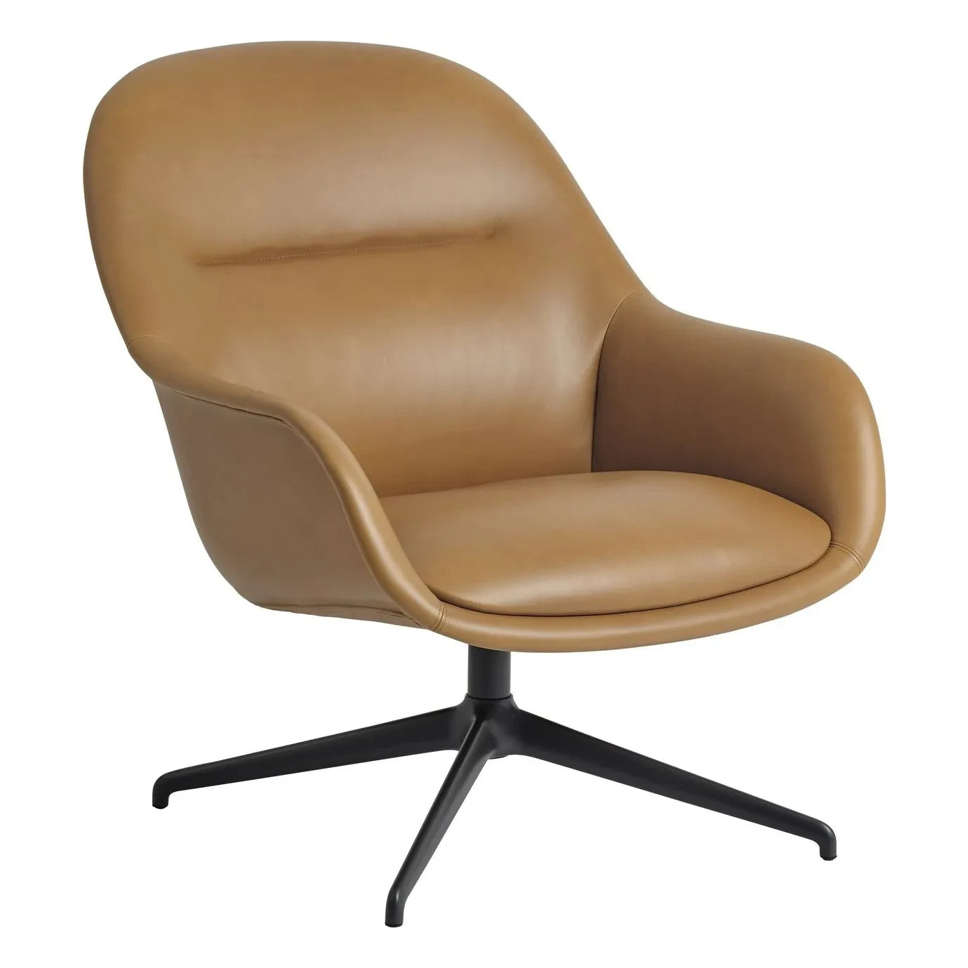 Muuto - Fiber deri lounge sandalye, Iskos-Berlin | Konyak