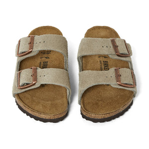 BIRKENSTOCK - Arizona Süet Sandaletler | Koyu bej kahverengi