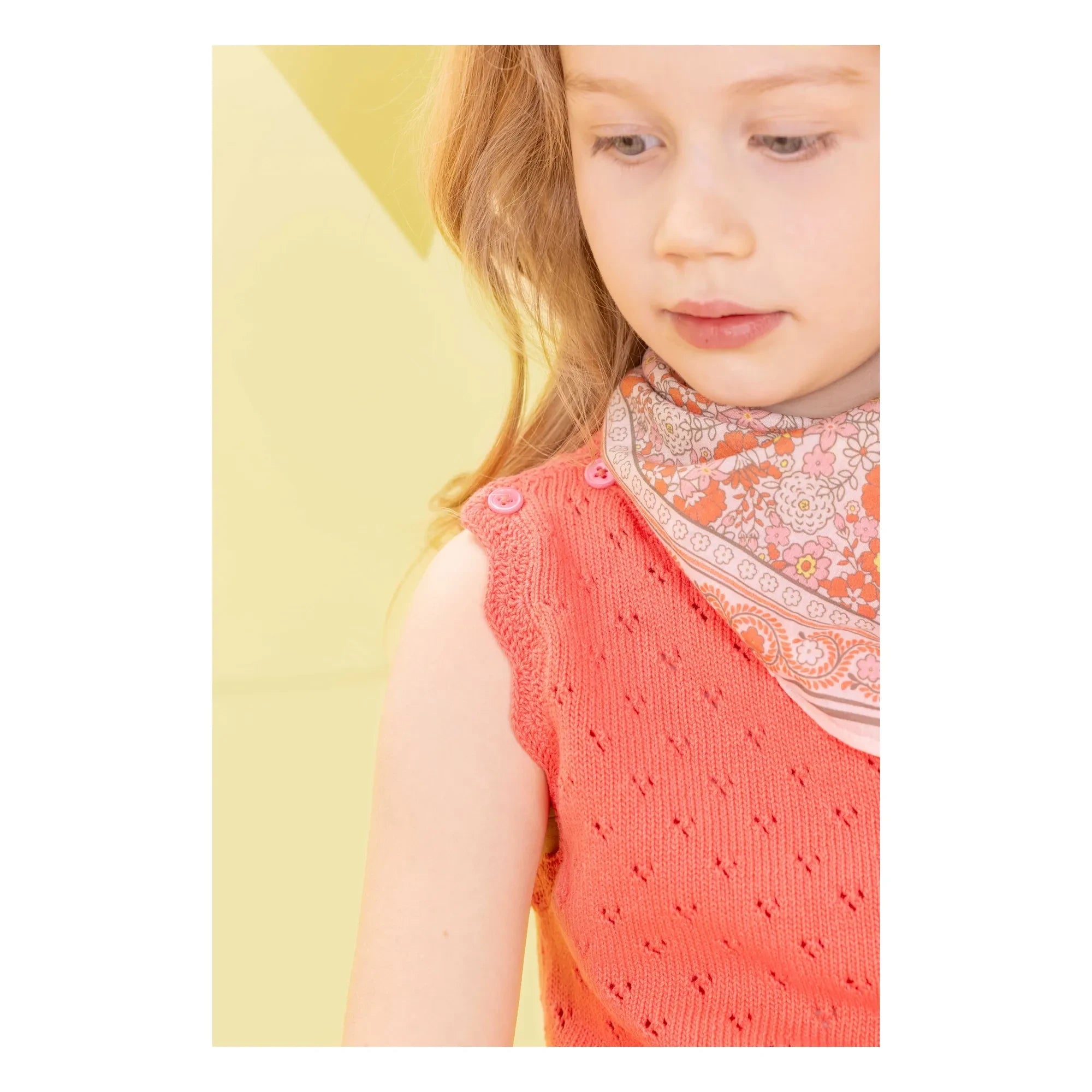 Bonton - 25 Yaş Fular Fleuri | Pembe