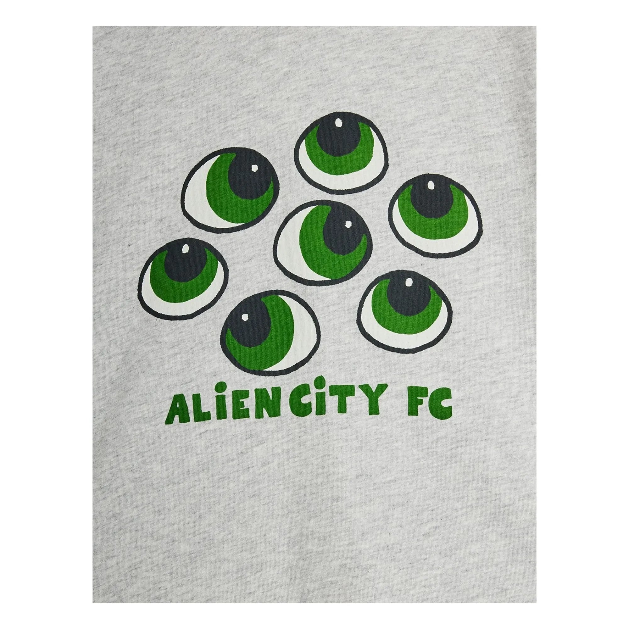 Mini Rodini - Organic Cotton Eye T-Shirt | Gray Melange