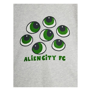 Mini Rodini - Organic Cotton Eye T-Shirt | Gray Melange