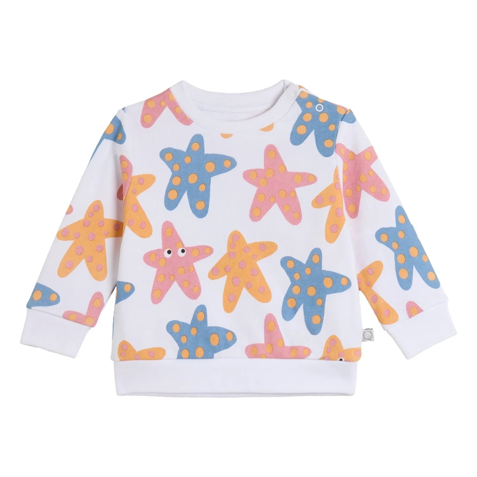Stella McCartney Kids - Etoiles de Mer sweatshirt | Beyaz