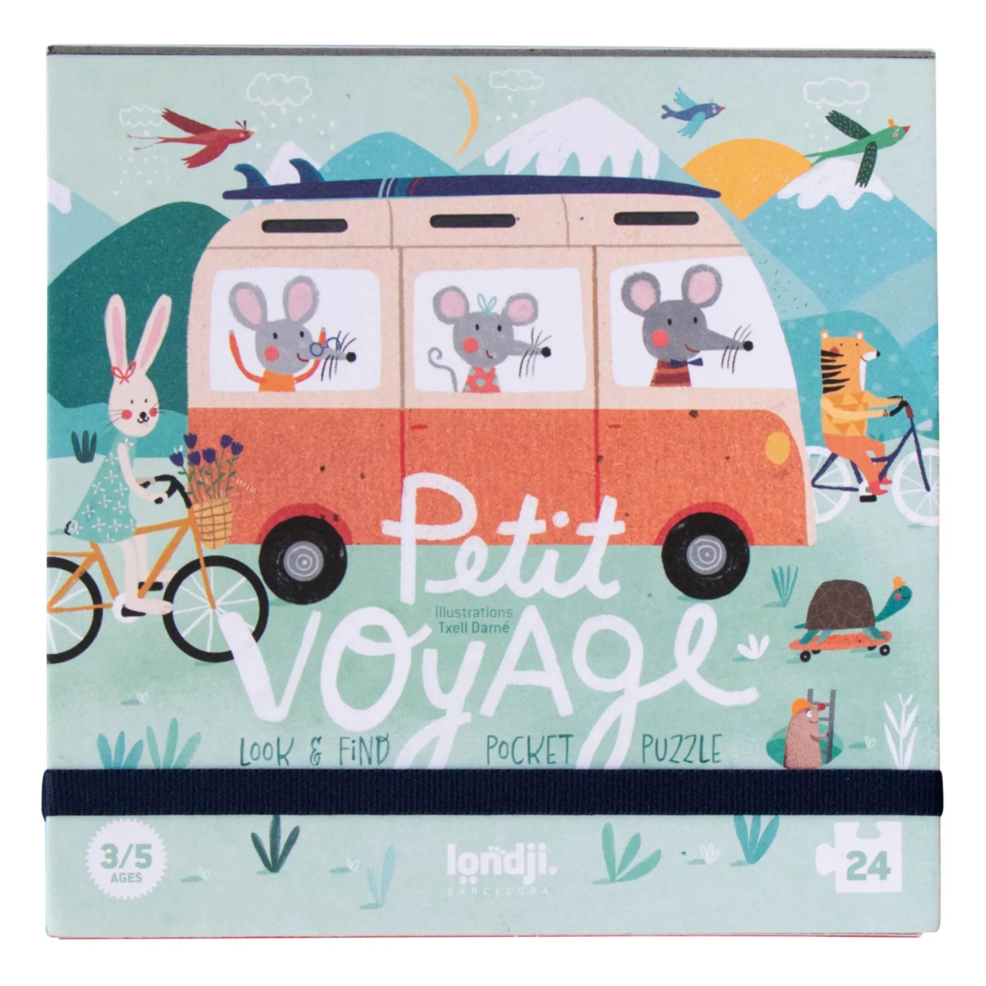 Londji - Petit Voyage Puzzle - 24 Parça