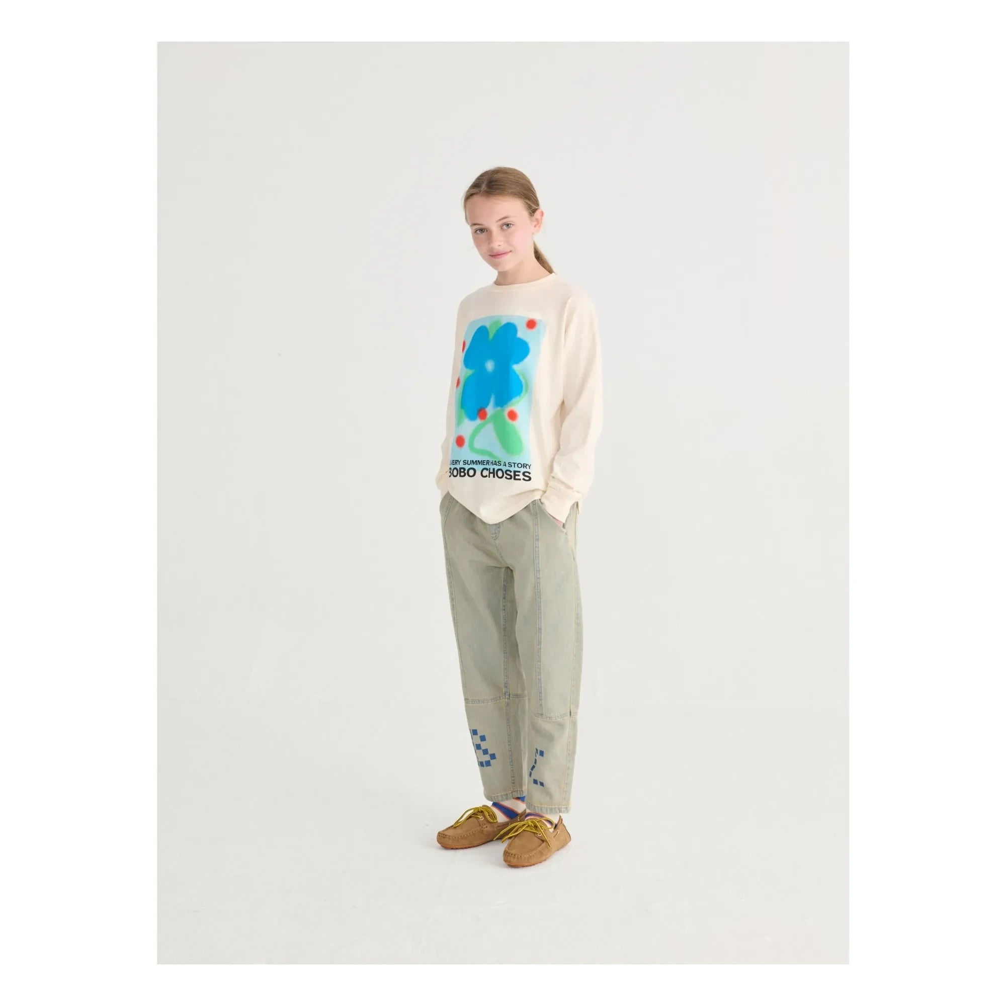 Bobo Choses - BC Jeans aus Bio-Baumwolle, gewaschen | Blau
