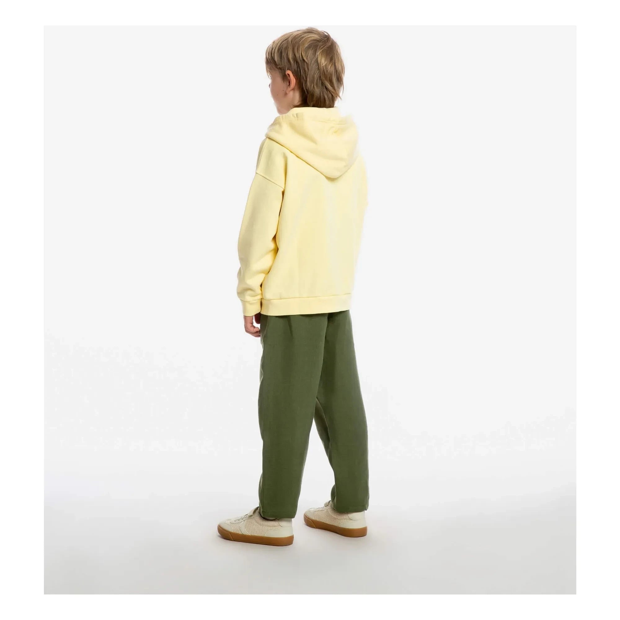 Matona - Kapuzen-Sweatjacke aus Bio-Baumwolle | Blassgelb