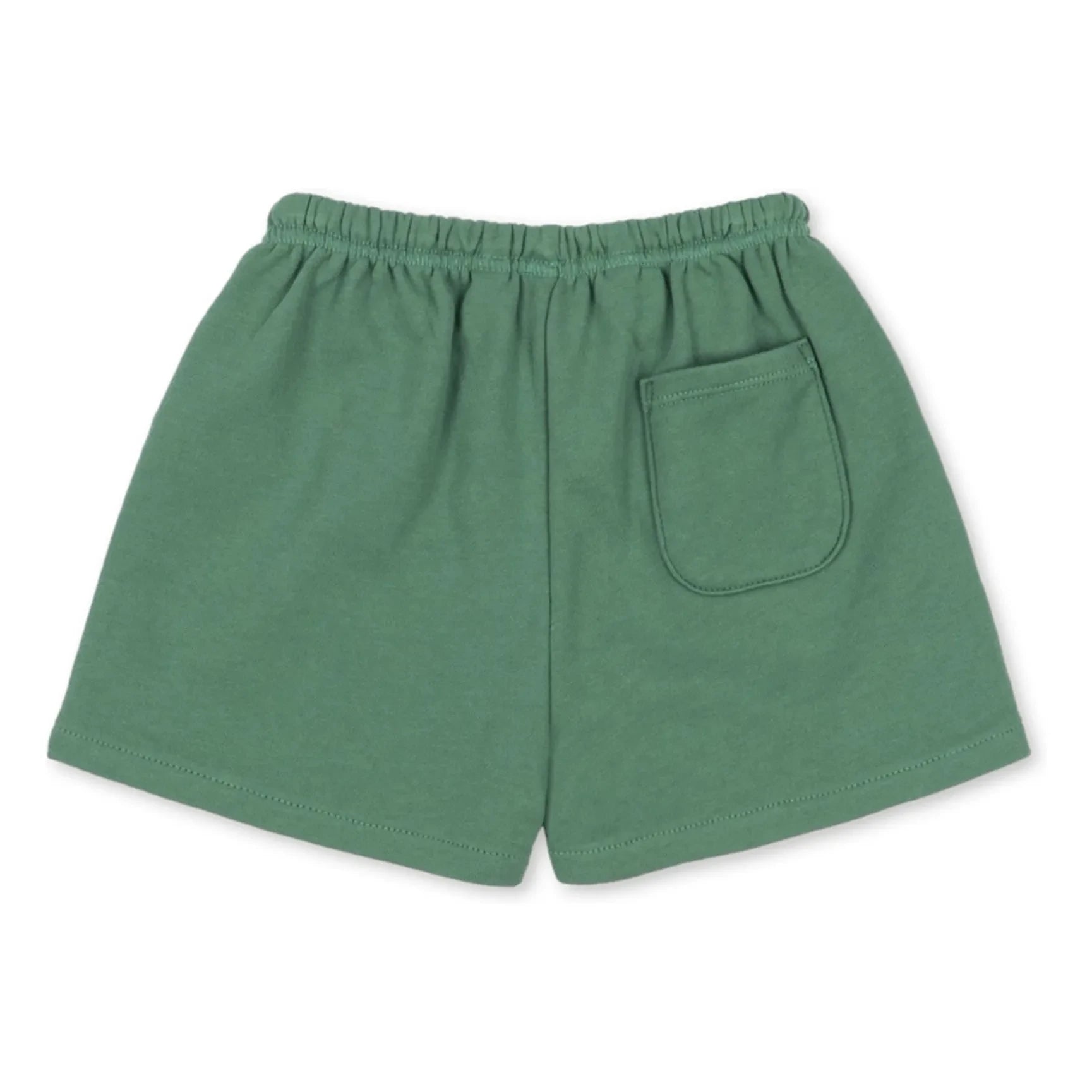 Konges Sløjd - Spotty Sweat Shorts Bio-Baumwolle Uni | Grün