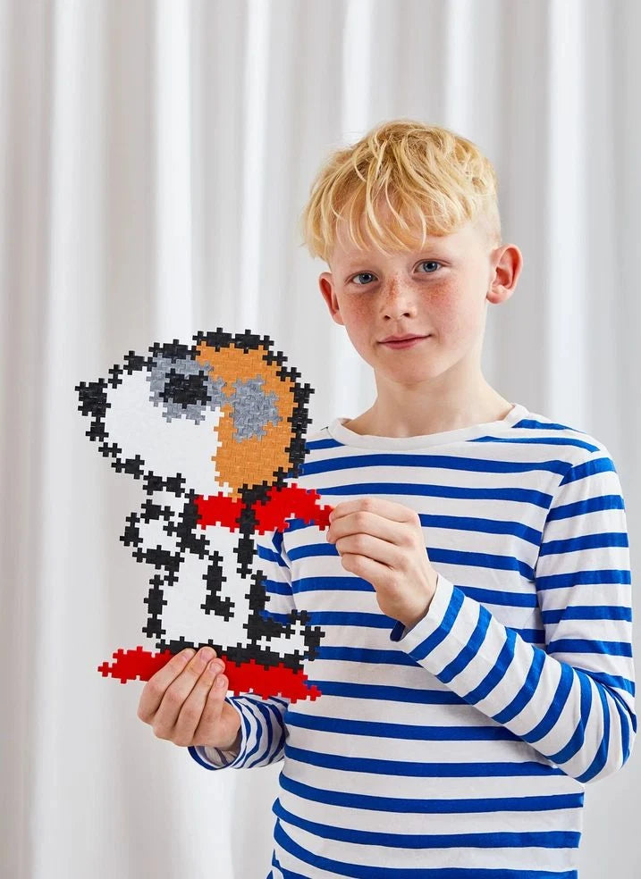 Plus-Plus - Snoopy Aviator Tube - 275 Teile - Plus-Plus x Peanuts | Weiß