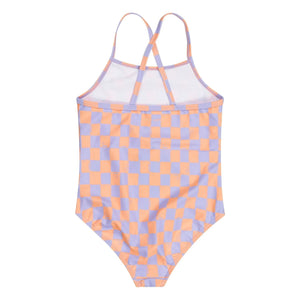 Tumble N'Dry - Alagoas Damier Swimsuit Recycled Fibers | Lavender