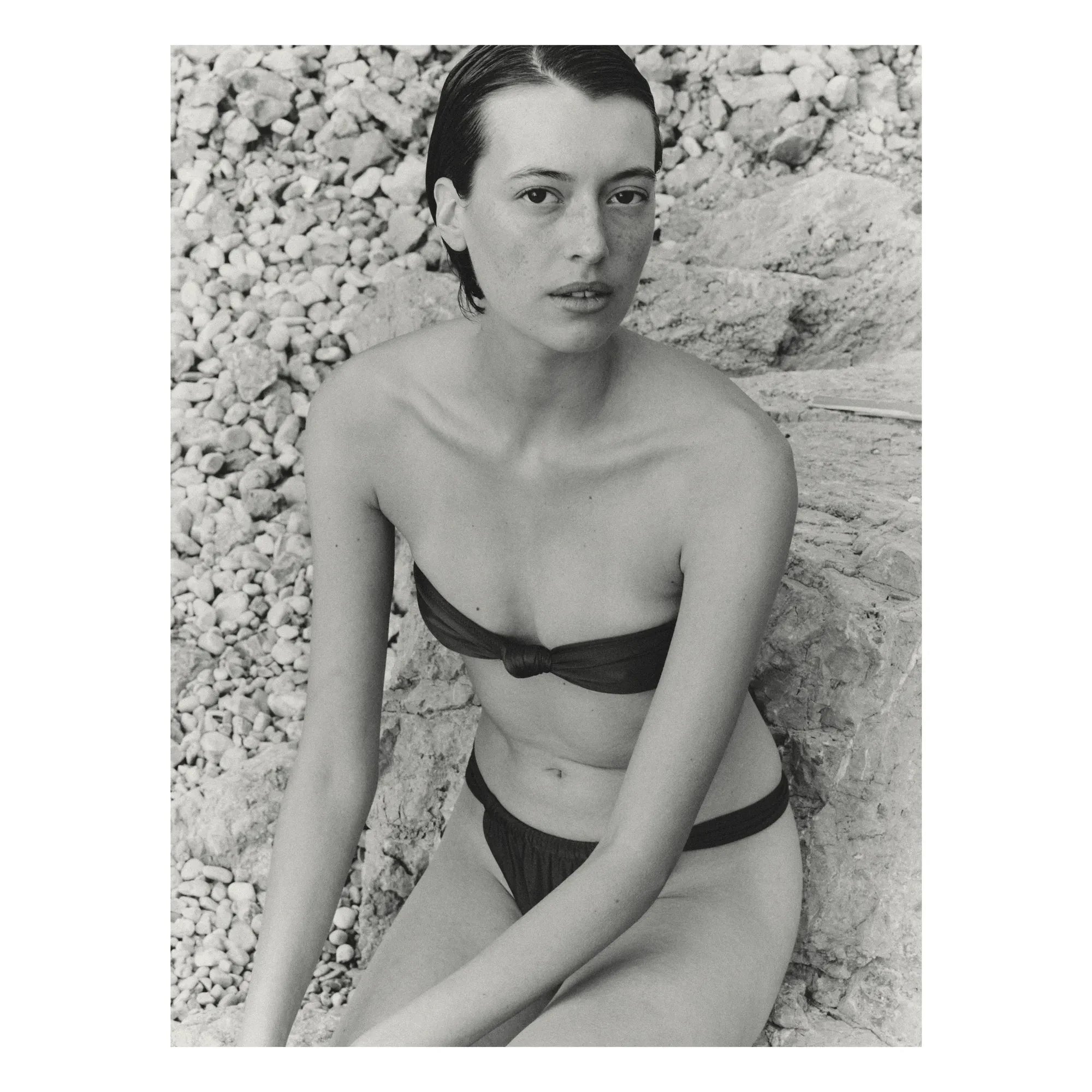 Vanessa Sposi - Le Bandeau Nœud Bikini-Oberteil | Chocolate